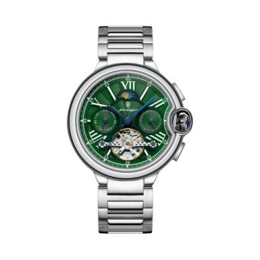 Imagem de Relógio Mecânico Masculino À Prova d'Água Em Aço Inoxidável POEDAGAR M