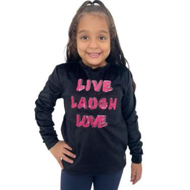 Imagem de Blusa De Frio infantil Menina Peluciada Fechada Sem Capuz - OLYNS, Pre