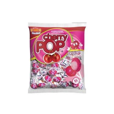 Imagem de Pirulito Cherry Pop Cereja Com 50un