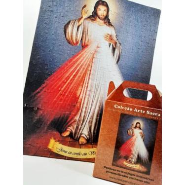Imagem de Quebra-Cabeça Religioso Jesus Misericordioso de 300 peças - Coleção TE