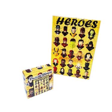 Imagem de Quebra-cabeça Puzzle Heroes de 60 peças - Coleção TEA