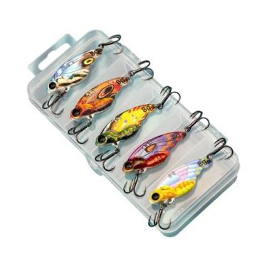 Imagem de Iscas VIB Em Cores Sortidas 5pcs Kit De Iscas De Metal Para Pescadores