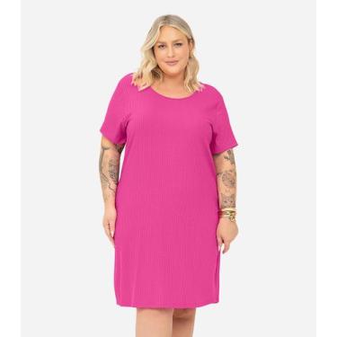 Imagem de Vestido Feminino Plus Size Secret Glam Rosa, Plus G4, Rosa