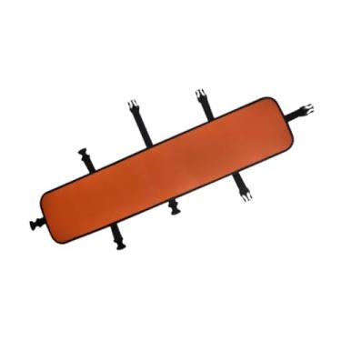 Imagem de Baoblaze Bolsa para guardar nadadeiras de mergulho, estojo para nadadeiras de snorkel, secagem rápida para atividades na praia, Laranja