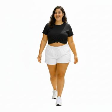 Imagem de Short Tactel Feminino Plus Size-Feminino
