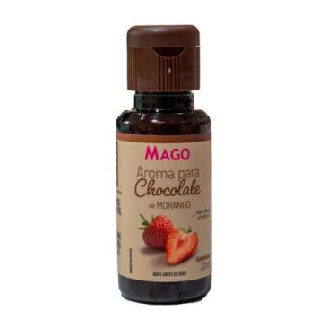 Imagem de Aroma de chocolate varios sabores 20ml mago - ARCOLOR, Morango