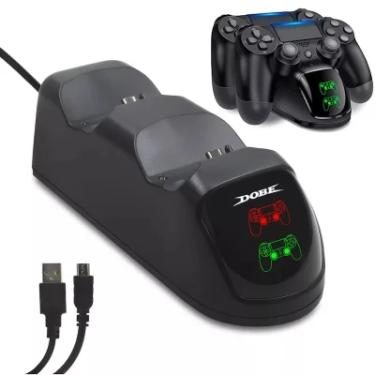 Imagem de Base Dock Carregador De Controle Ps4 Horizontal Carga Rápida
