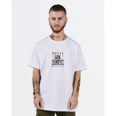 Imagem de Camiseta Regular Estampada - Angel Money Masculina-Masculino
