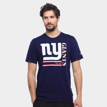 Imagem de Camiseta Nike NFL New York Giants Triblend Logo Masculina-Masculino