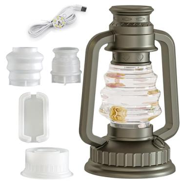 Imagem de Pacote com 5 velas cilíndricas de resina e molde de resina - moldes de silicone de fundição de resina para decoração de casa e molde espiral ondulado