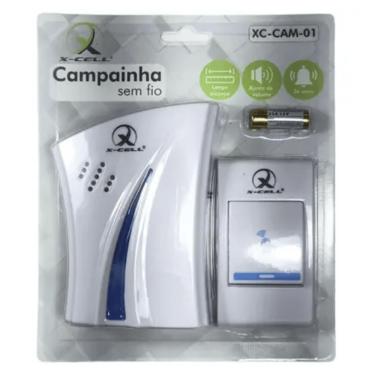 Imagem de Campainha Residencial Sem fio Até 50 mt XC-CAM-01 X-cell