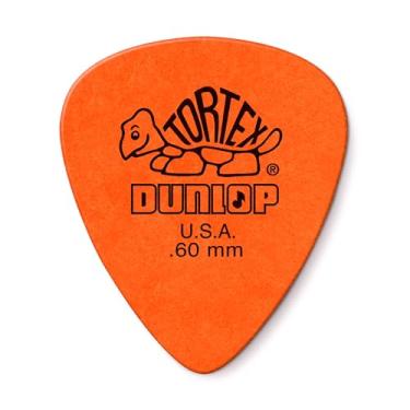 Imagem de Palheta para guitarra Jim Dunlop Standard, 0,60 mm, laranja, pacote com 72