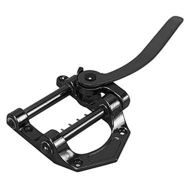 Imagem de RiToEasysports Ponte Tremolo, Ponte Vibrato, Unidade Tremolo, Peça Traseira de Metal, Haste de Balanço Grande, Peças de Guitarra Elétrica para Guitarra Elétrica Es335 (Preta)