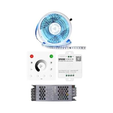 Imagem de Fita LED Sequencial De 10M 15M 20M 24V WS2811 Com Efeito De Água Corre