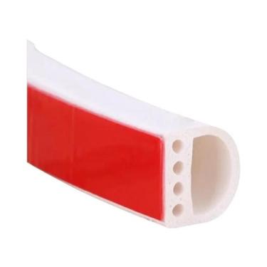 Imagem de Fita De Vedação De Borracha De Silicone Autoadesiva De 6M Para Portas 