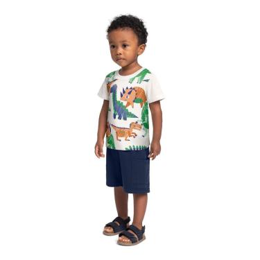 Imagem de Conjunto Camiseta Dino Bermuda Bee Loop-Masculino