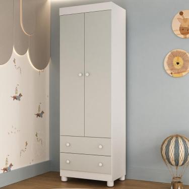 Imagem de Guarda-roupa Infantil 62cm 2 Portas e 2 Gavetas Allegra Multimóveis MP4441