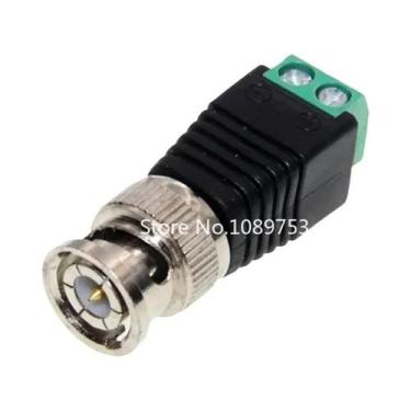 Imagem de Adaptador BNC RCA Macho Fêmea 10pcs Conector De Cabo Coaxial Conversor