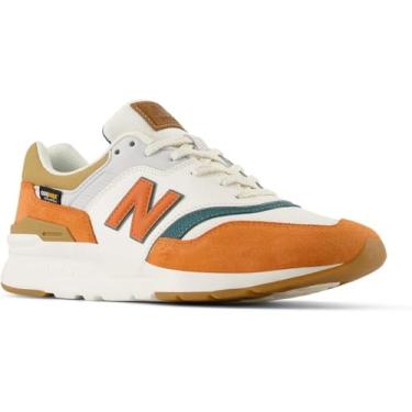 Imagem de New Balance Tênis masculino 997 V1 Cross Trainer, Sal marinho/argila interna/abeto novo, 45