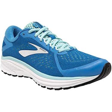 Imagem de Brooks Tênis de corrida feminino Adrenaline GTS 20, Azul Azul Prata Branco 415, 36