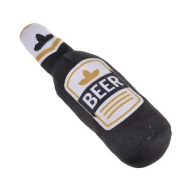 Imagem de Brinquedo De Pelúcia Para Cães Em Formato De Garrafa De Vodka/Whisky C