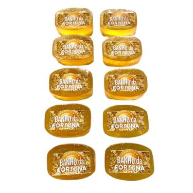Imagem de Sabonetes Artesanais Banho da Fortuna de Mel, 50g, 10 Unidades
