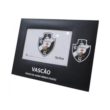 Imagem de Porta Retrato Vasco De Vidro Para 1 Foto 10x15cm