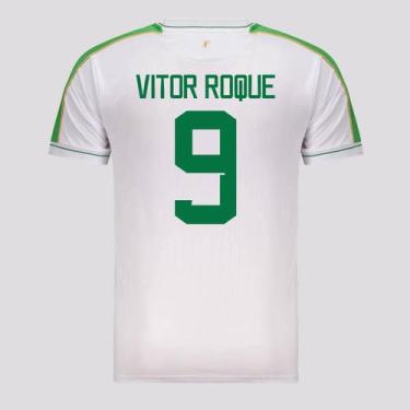 Imagem de Camisa Palmeiras Ultra I Branca e Verde 9 Vitor Roque - Betel, G