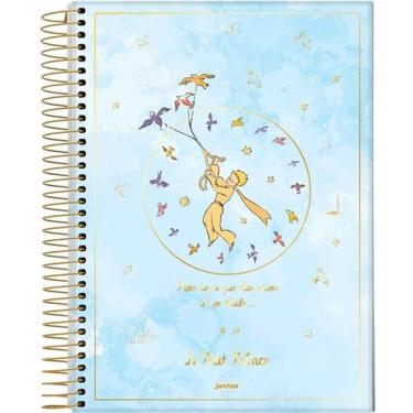 Imagem de Caderno Espiral Capa Dura Colegial 10 Matérias O Pequeno Príncipe 160 Folhas Jandaia 5056