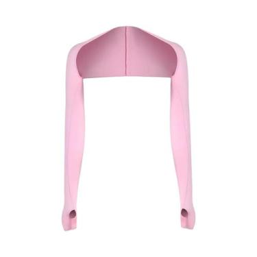 Imagem de Manga De Braço Refrescante Feminina Com Furo Para O Dedo E Proteção UV