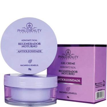 Imagem de Phállebeauty Regenerador Noturno - Gel Creme Hidratante Facial Antioleosidade 35g