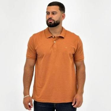 Imagem de Camisa Polo Ogochi Texturizada Slim Manga Curta Masculina-Masculino