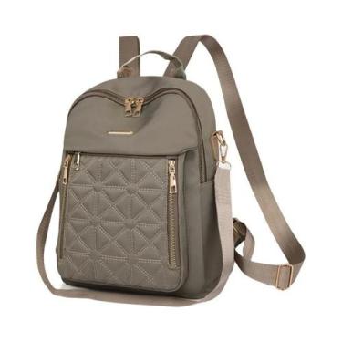 Imagem de Mochila Casual Unissex Para Viagem, Bolsa Quadrada Para Homens E Mulhe