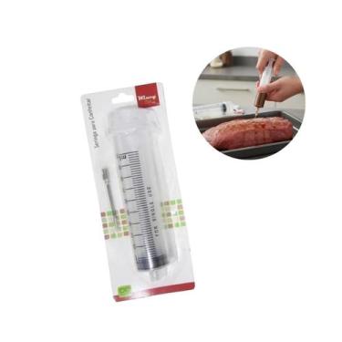 Imagem de Seringa Injetor de Temperos Molho Carne Frango Alimento60ml - Mormino