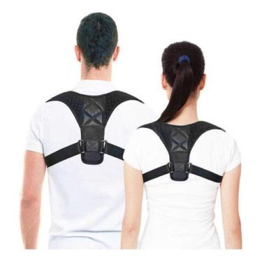 Imagem de Corretor Postural Unissex Alinhamento Ombro Coluna Ajustável id1