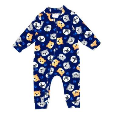 Imagem de Macacão Bebê Soft Pettenati Inverno Com Zíper Quentinho, Urso marinho 