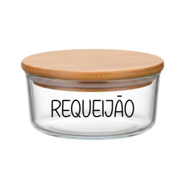 Imagem de Pote Hermético Redondo Vidro (630 ml) Requeijão - Casa Vitá, Requeijão