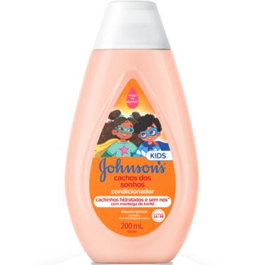 Imagem de Condicionador Infantil Para Cabelos Cacheados JOHNSON'S Cachos dos Sonhos 200ml