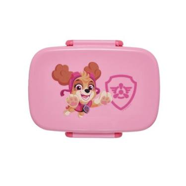 Imagem de Bento Box Com Kit Talher Infantil Sky Patrulha Canina - Pacific, Rosa