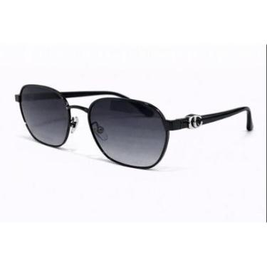 Imagem de Óculos de Sol Feminino Elegante Com Detalhe Premium na Haste-Masculino