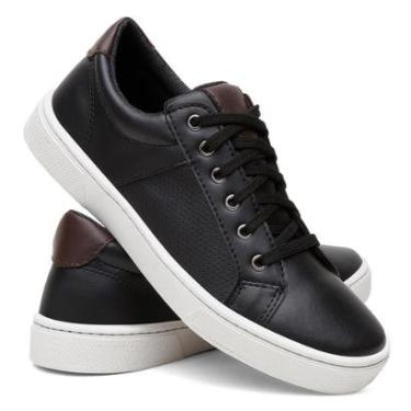 Imagem de Sapatenis Casual Masculino Couro Legítimo Ultra Leve Macio Confortável-Masculino