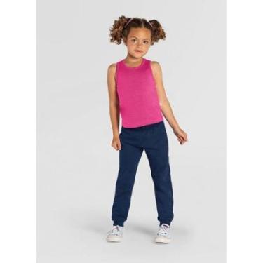 Imagem de Calça jogger infantil menina em moletinho Brandili-Feminino