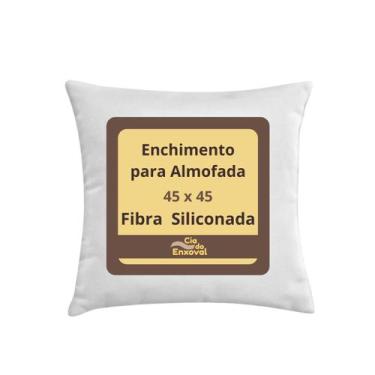 Imagem de Enchimento para Almofada Fibra Siliconada 45x45 cm UNIDADE Macio e Bem