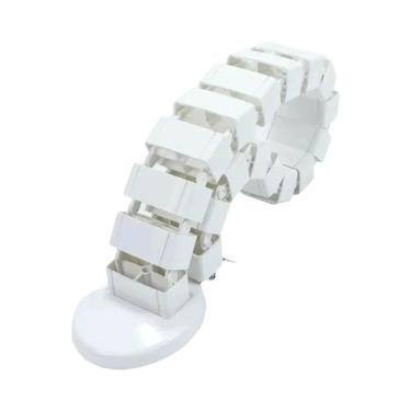 Imagem de Organizador De Cabos Para Mesa: Bandeja De Gerenciamento De Fios E Man