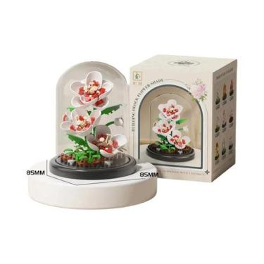 Imagem de Brinquedo Criativo Para Meninas, Blocos De Montar, Kit De Plantas Em V