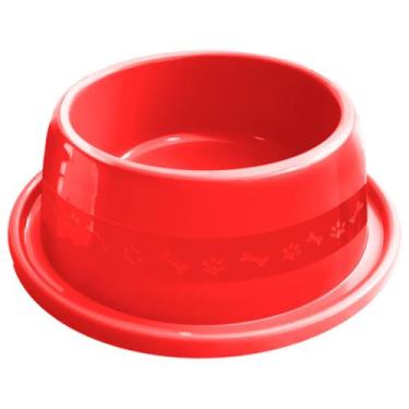 Imagem de Comedouro Furacão Pet Anti Formiga Vermelho N4 - 1.900ml - FURACAO PET