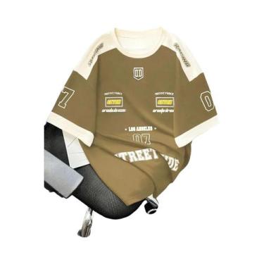 Imagem de Camiseta Masculina De Manga Curta Com Estampa 3D Verão 2025 Roupa Espo