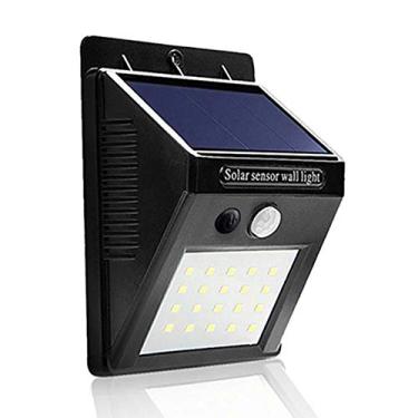 Imagem de Luminária Solar Parede Sensor Presença Movimento 20 Leds 54020