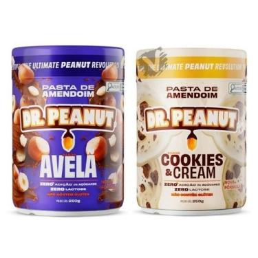 Imagem de Kit 2 Pasta de amendoim Dr Peanut 250g Sabores Zero Açucares Sem Glúte
