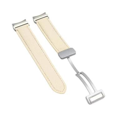 Imagem de Pulseira De Couro Para Samsung Galaxy Watch 6 5 4 Classic 46mm 42 43 4